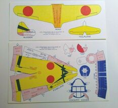 Airplane Toy Jack Armstrong Tru-Flite Model Of Japanese Nakajima GM Cere... - $15.25