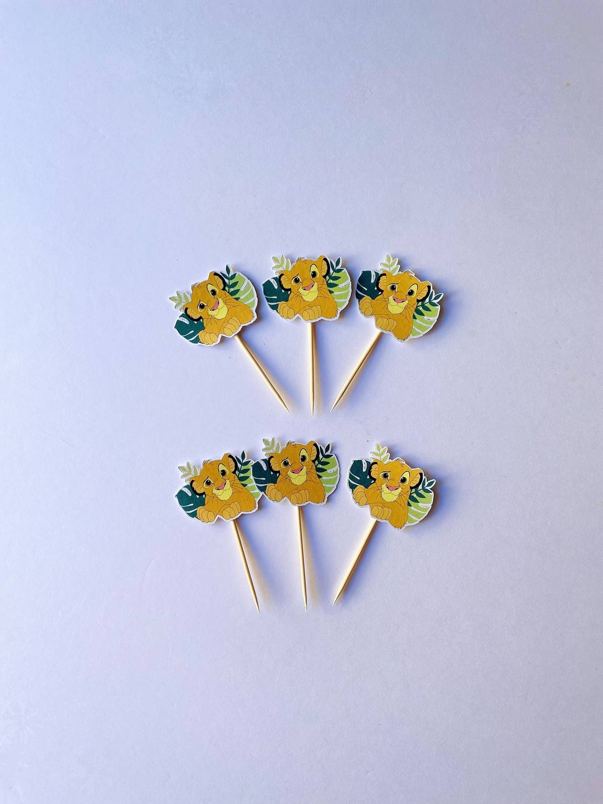LION KING NAME CupCake Topper || Theme CupCake Topper - $6.00