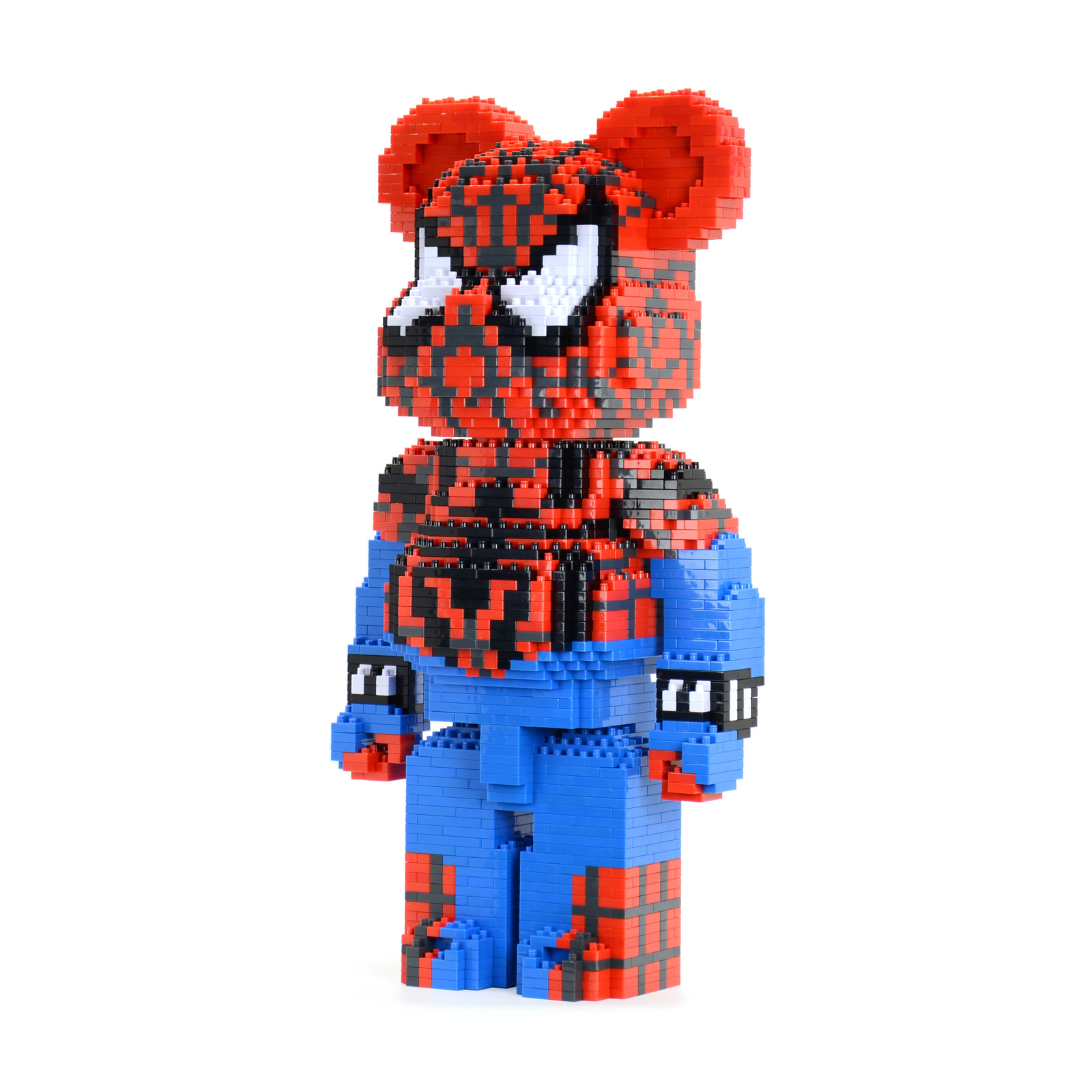 Spiderman Bearbrick Brick Sculpture (JEKCA Lego Brick) DIY Kit Item image 2