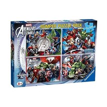 The Avengers 4X 100 Piece Jigsaw Puzzle Bumper Pack  - £46.36 GBP