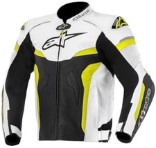 Alpine Stars Men’s Faster Style Leather Motogp Jacket.Motorcycle Racing ... - $179.00