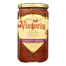 Victoria Tomato Basil Sauce - Case Of 6 - 24 Fl Oz.(D0102H5NH32.) - £58.17 GBP