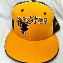 59Fifty New Era San Diego Padres Hat Brown Yellow MLB 7 Cooperstown Collection - $49.49