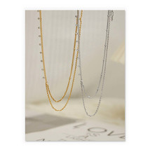18k Gold Zirconia Tessa Bollywood Chain Necklace   Vinader, Vermeil, tassel - £37.19 GBP