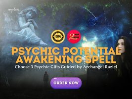 Archangel Raziel&#39;s Psychic Potential Awakening Spell | Choose 3 Psychic ... - £154.62 GBP+