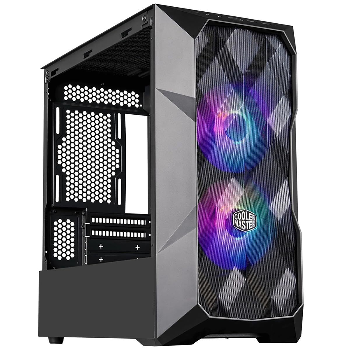 Cooler Master TD300 Mesh Micro-ATX Tower with Polygonal Mesh Front ana R... - $115.14+