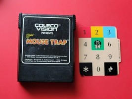 Mouse Trap with Overlay Colecovision Cleaned Works - £9.73 GBP