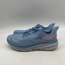 Hoka One One Clifton 9 1127896 Womens Blue Lace Up Running Shoes Size 8.5 B - £57.64 GBP