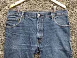 Levi 517 Jeans Men 36x30 Blue Slim Fit Bootcut Med Wash Denim Pants - $17.05