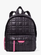 Kate Spade Softwhere Medium Nylon Quilted Backpack ~NWT~ Black - £154.31 GBP