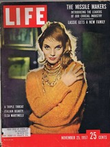 ORIGINAL Vintage Life Magazine November 25 1957 Elsa Martinelli - £15.49 GBP