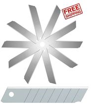 100 pcs - 18mm Large Box Cutter Utility Knife Replacment Blades Heavy Du... - $37.93