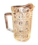 Vtg Indiana Glass Pitcher Cream/Syrup Windor Pattern 7 &quot; Clear Colorless... - $33.22 CAD