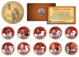 2007 Boston Red Sox Champions Presidential $1 Dollar U.S. Colorized 10-Coin Set - $46.71