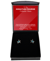 Earrings Birthday Present For Miniature Figurine Collector Niece - Jewelry  - $49.95