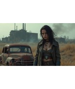 Post apocalyptic girls - 6 images. Digital Art Print, AI Generated, Wall... - $4.95