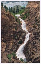 Colorado Postcard Colorado Springs Seven Falls South Cheyenne Canyon - $3.95