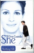 Elvis Costello - She (From Ost &#39;notting Hill&#39;) 1999 Eu Cassingle Card SLIP-CASE - $25.08