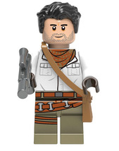 Poe Dameron Rise of Skywalker Star Wars Custom Minifigure Building Blocks - £2.00 GBP