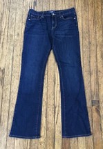Girls Old Navy Dark Rinse Whisker Wash Boot Cut Jeans 12 Plus Adjustable... - $9.90