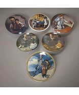 VTG Norman Rockwell Collector Plates Knowles 1981-84 All Numbered EUC (L... - $21.75