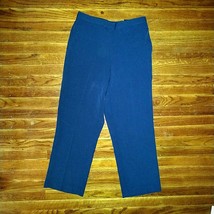 Alfred Dunner Pants Blue Women Classic Fit Proportioned Short Comfort Si... - $37.43