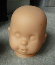 Vintage 1994 Tyco Vinyl Unused Factory Stock Girl Doll Head 4 3/4&quot; Tall - £13.20 GBP