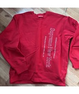 Authentic Supreme Side Logo Crewneck Red Size Medium NWOT - $3,331.72 MXN