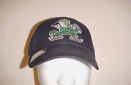 Notre Dame Fighting Irish Leprechaun Adult Unisex Blue Green Cap One Size New - £12.91 GBP