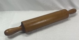 Vintage Wooden 17&quot; One  Piece Rolling Pin Kitchen Home Decor Baking Collect - $14.83