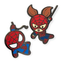 Marvel Disney Pins: Kawaii Spider-Man and Spider-Girl - £20.67 GBP