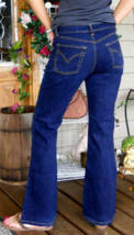 Access Basic Blue Jeans AC 3998 Dark Wash Stretch Boot Cut Juniors size 7 - $19.75