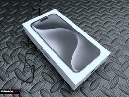 Apple I Phone 15 Pro Black Titanium 258GB - Empty Box Sticker Booklet Only - £15.90 GBP