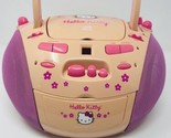 2002 Hello Kitty Pink Boombox Radio CD Player (Cassette Tape Doesn&#39;t Pla... - $69.99