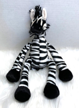 Heritage Collection Ganz 2001 H4664 Zebra Plush Stuffed Animal Toy - £12.60 GBP