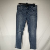 Prosperity Denim Womens Skinny Cropped Jeans Medium Wash Size 29 Mid Rise - £9.66 GBP