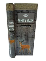 D&#39;Art White Musk Incense Sticks Export Quality Fragrance Agarbatti 120 Sticks - £13.80 GBP