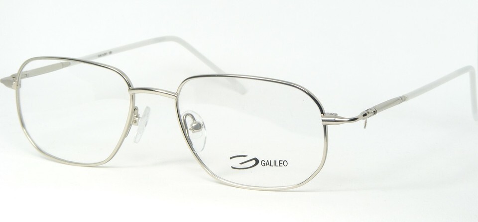 GALILEO 6251 M. SILVER EYEGLASSES GLASSE METAL FRAME 52-17-140mm - $46.90
