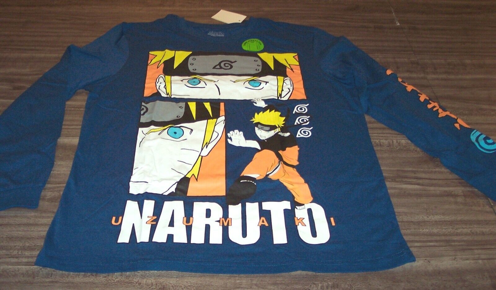 Primary image for Shonen Jump NARUTO Shippuden Anime Long Sleeve T-Shirt MENS LARGE NEW w/ TAG