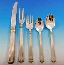 Ashmont Gold by Reed &amp; Barton Sterling Silver Flatware Set Service 45 pcs Dinner - £2,598.94 GBP