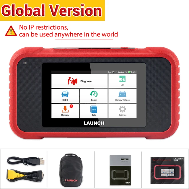 Launch X431 CRP129E OBD2 Scanner Eng Abs Srs At Oil Sas Epb Tpms Dpf Reset Lifet - £364.11 GBP