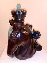 RARE Vintage Napcoware Horsehead Decanter with 4 Shot Glasses # Go740 - £58.38 GBP