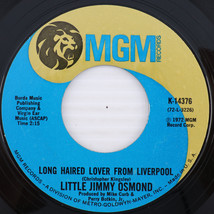 Little Jimmy Osmond – Long Haired Lover From Liverpool 1972 45rpm Record K-14376 - £2.68 GBP