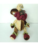 Dan Dee Teddy Bear Jester Plush Stuffed Floral Classic Treasures Wooden ... - $479.62 MXN