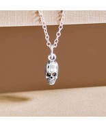 Sterling Silver Mini Skull Necklace - €33,25 EUR