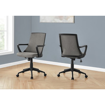 Monarch Fabric &amp; Multi Position Office Chair, Black &amp; Dark Grey - $227.78 CAD