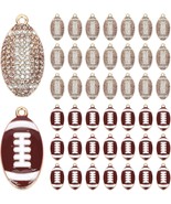 MARFOREVER Sports Charms 40 Pcs/20 Pairs Football Charms for Jewelry Mak... - $38.38 CAD
