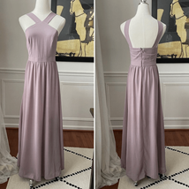 LuLu’s Air of Romance Dusty Lavendar Taupe Maxi Dress S - $512.58 MXN