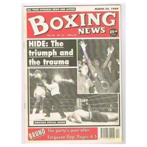 Boxing News Magazine March 25 1994 mbox3437/f Vol.50 No.12 Hide: The triumph and - £3.12 GBP