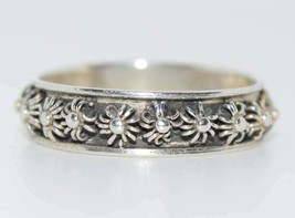 Vintage Mexican Sterling Silver Band Ring Size 8.5 - £20.49 GBP